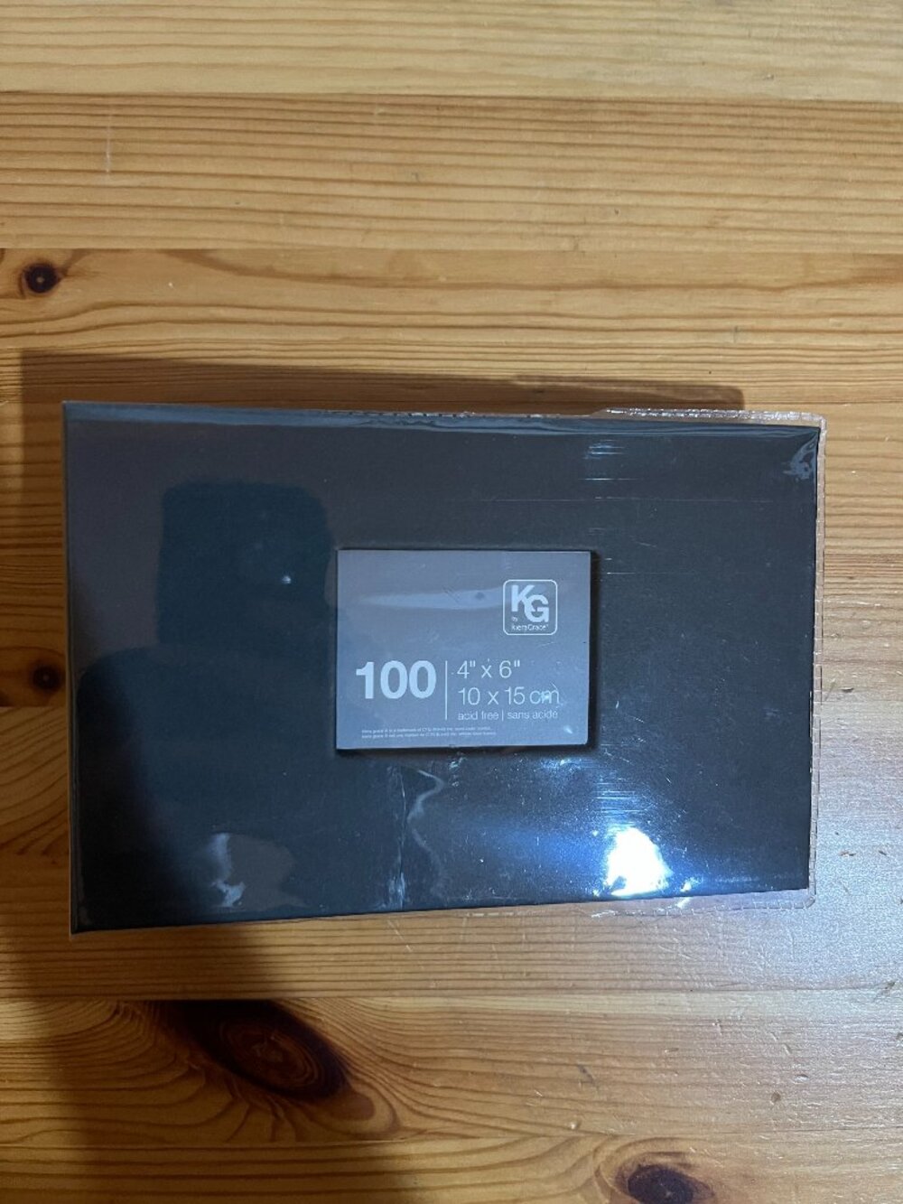 Kiera Grace Album-Holds 100 4" x 6" Photos, Black Brand New $10